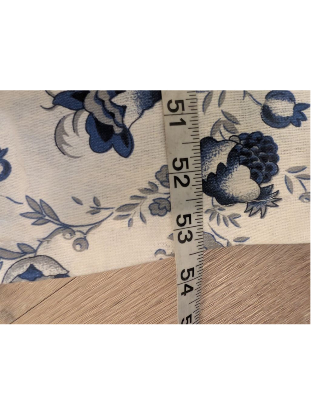 Blue Toile Rococo Marie Antoinette Gown XL - Renaissance Lace Floral Dress - Picture 7 of 7